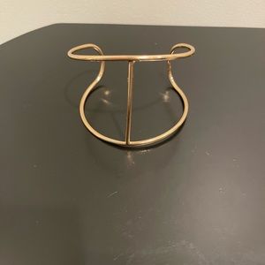 Gold finished bangle